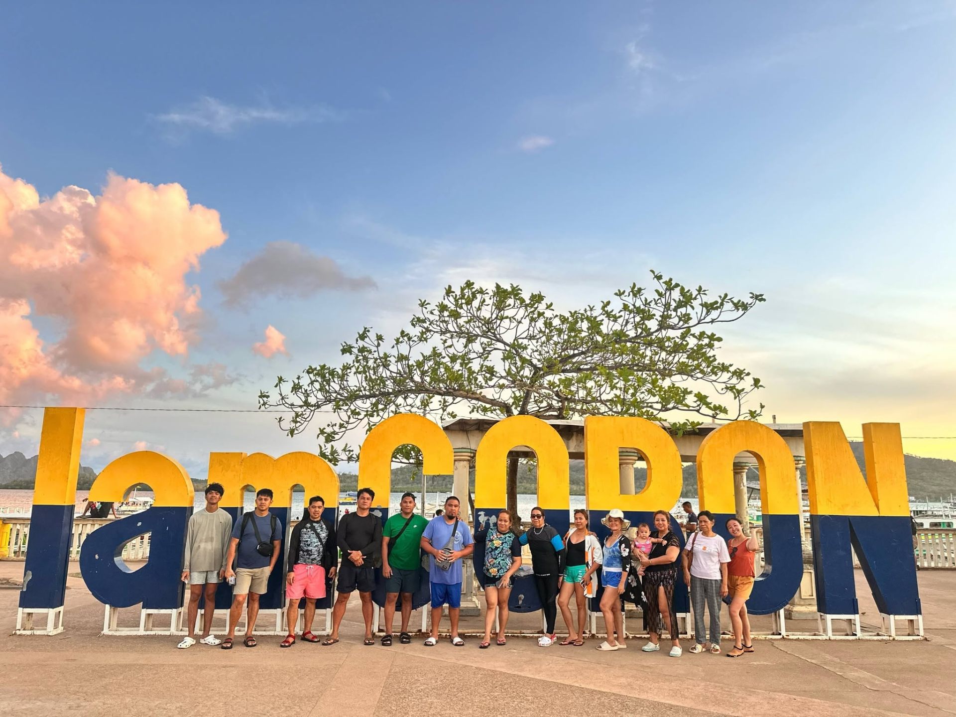 I am Coron — sunset group shot